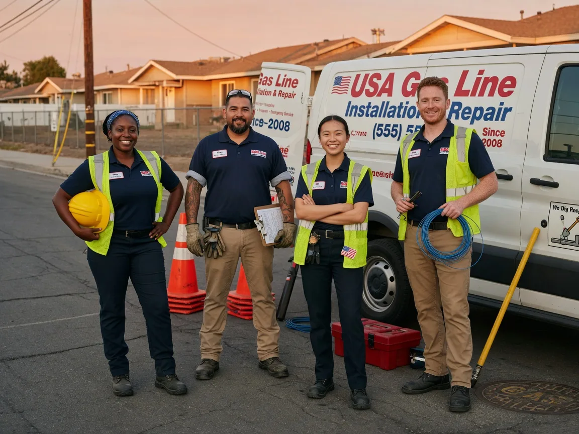 Gas Line Installation company in Manilla, IN